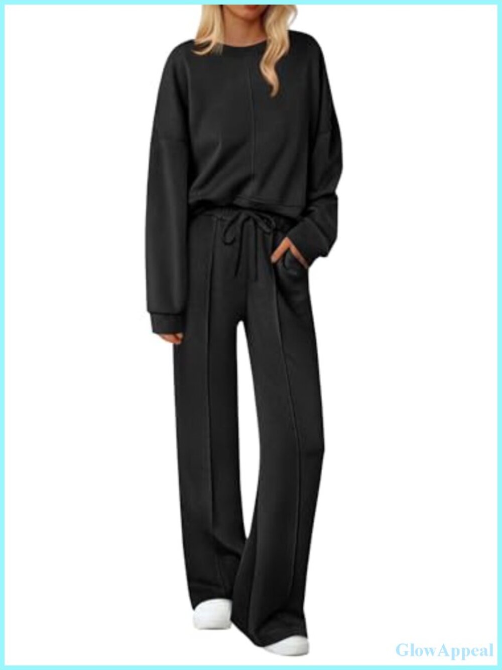 Women's 2 Piece Long Sleeve Pajama Set Soft Cozy Loungewear Sleepwear